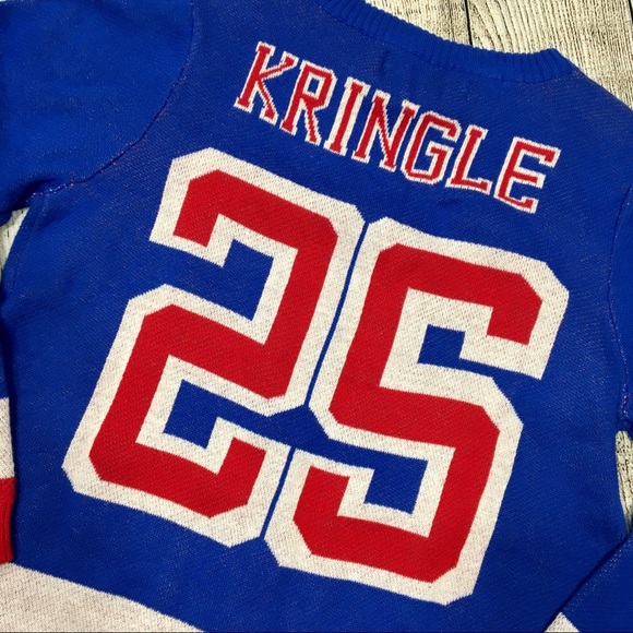 33 Degrees Kids Christmas Sports Jersey Sweater - Picture 5 of 5